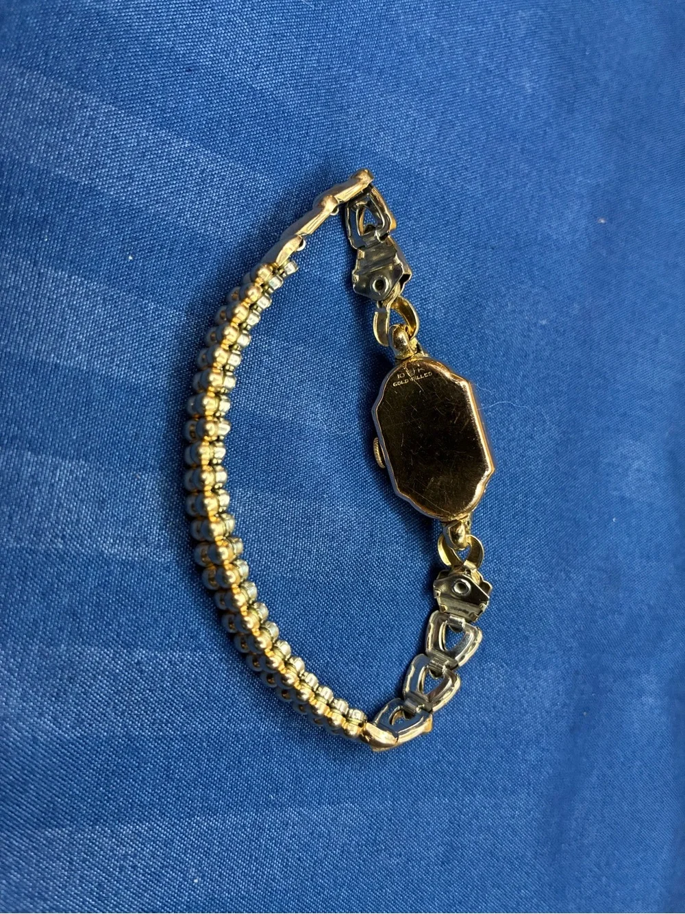 Vintage Hamilton Ladies Rose Gold-Tone Bracelet Watch